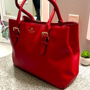 Kate Spade Red Tote Purse